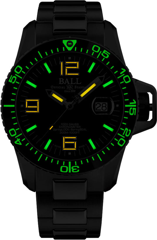 Ball DM3200A-S2C-BK Engineer Hydrocarbon EOD Titanium 42mm