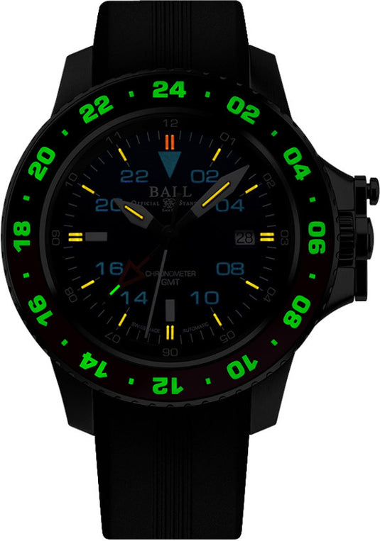 Ball DG2018C-P3C-BK Engineer Hydrocarbon AeroGMT II (42 mm)