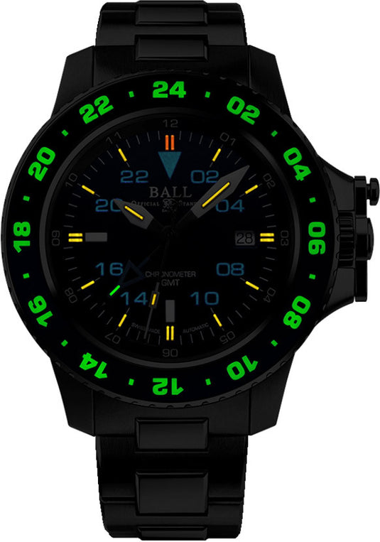 Ball DG2018C-S10C-BK Engineer Hydrocarbon AeroGMT II (42 mm)
