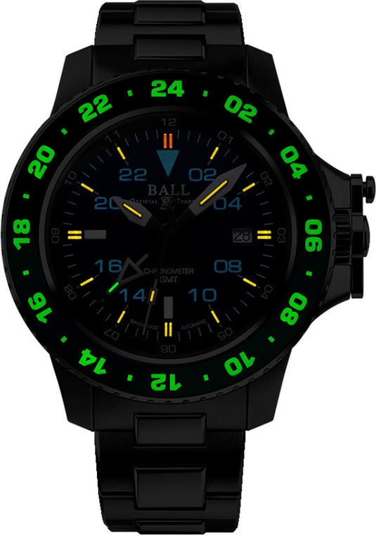 Ball DG2018C-S11C-BK Engineer Hydrocarbon AeroGMT II (42 mm)