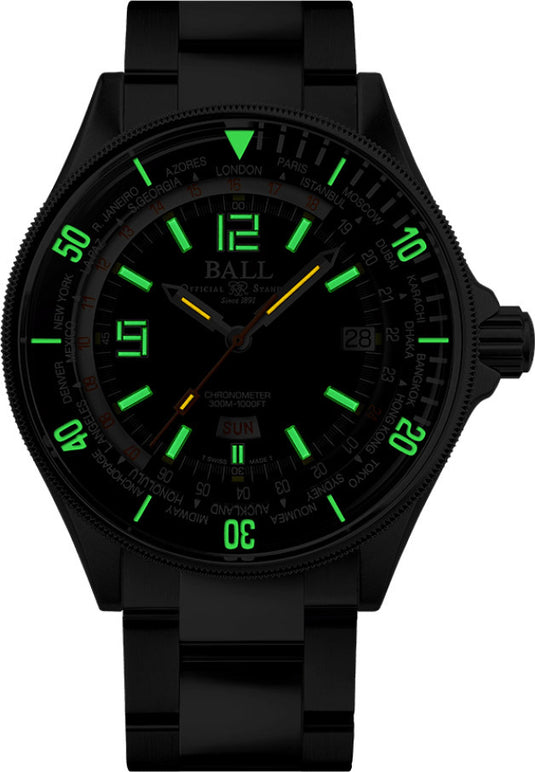 Ball DG2232A-SC-BK Engineer Master II Diver Worldtime (42mm)