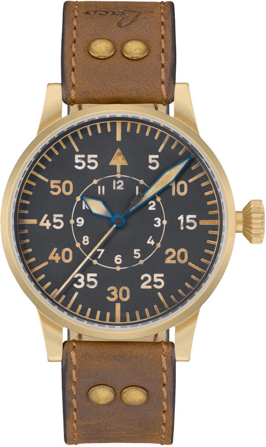 Laco Pilot Watch Original Leipzig Bronze