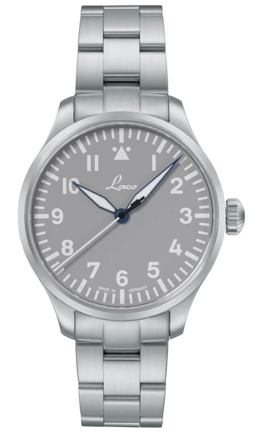 Laco Pilot Watches Basic Augsburg Grau 39 MB