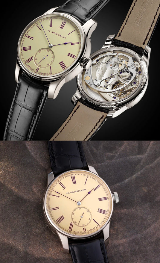 Moritz Grossmann Hamatic Vintage White Gold Cream MG-003404