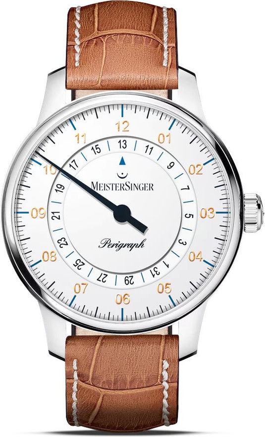 MeisterSinger BM1101G Perigraph - 38mm - White
