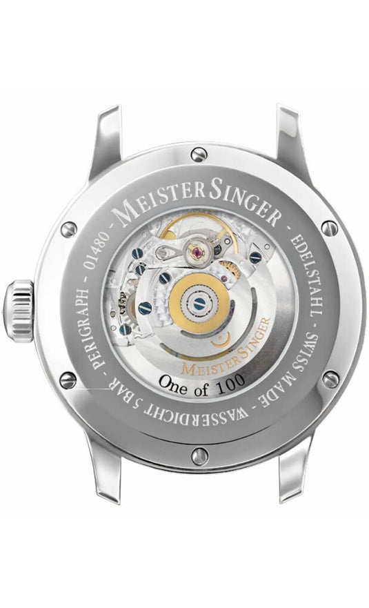 MeisterSinger S-AM1018 Perigraph - Medium Blue/Yellow