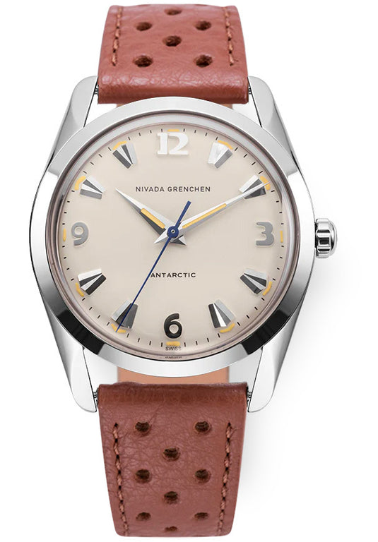 Nivada Grenchen 35001M41 Antarctic 35mm Beige Luminova