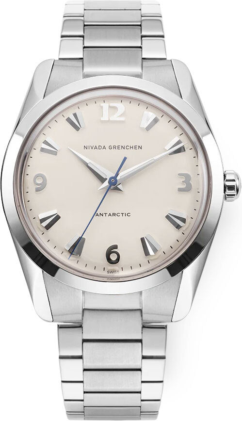 Nivada Grenchen 35004M20 Antarctic 35mm Eggshell White Luminova