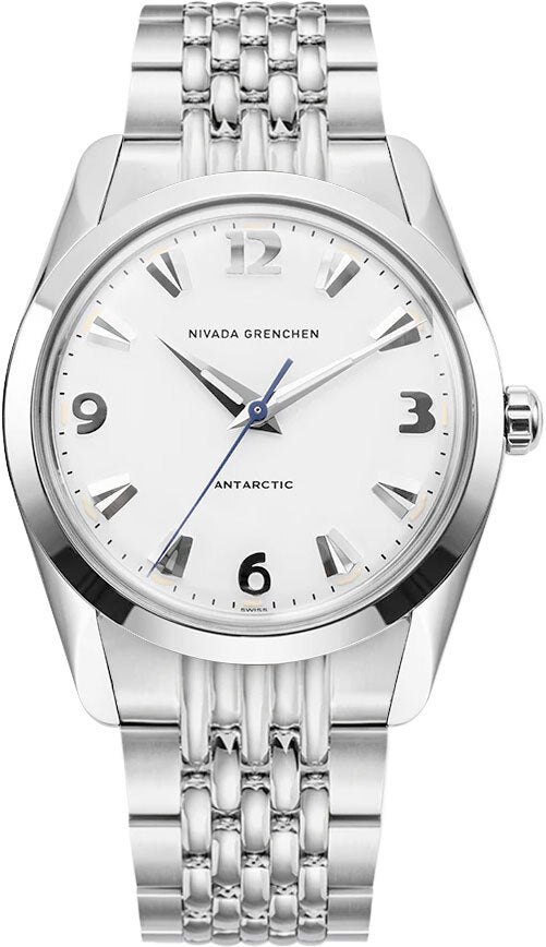 Nivada Grenchen 35005M04 Antarctic 35mm White Luminova