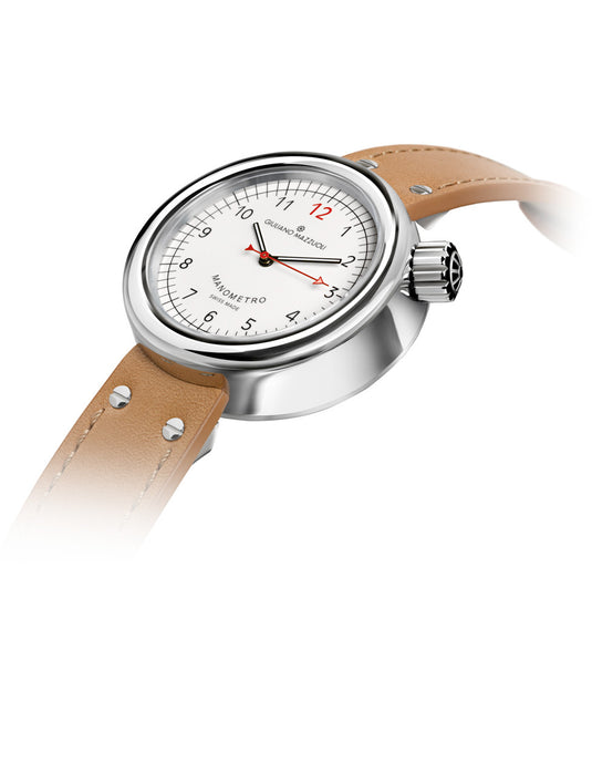 Giuliano Mazzuoli Manometro White Dial