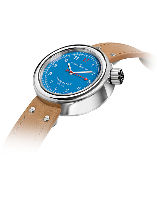 Giuliano Mazzuoli Manometro Blue Dial