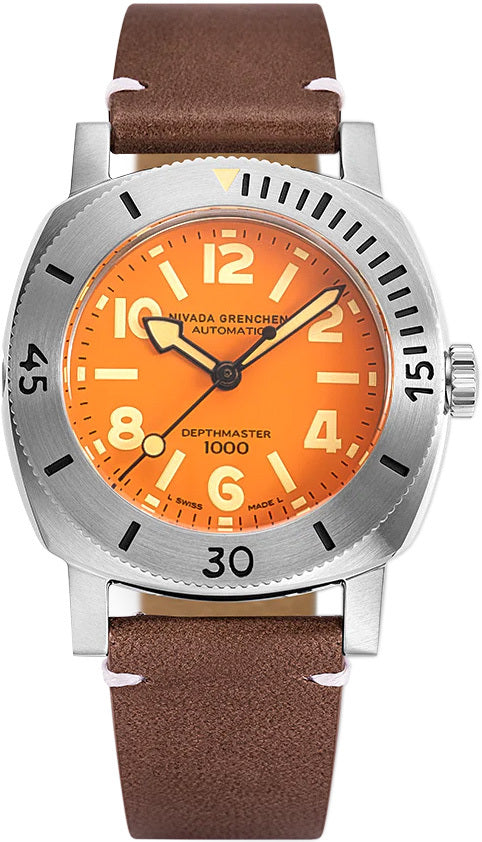 Nivada Grenchen Orange Depthmaster 14127A14