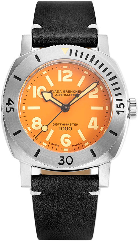 Nivada Grenchen Orange Depthmaster 14127A15