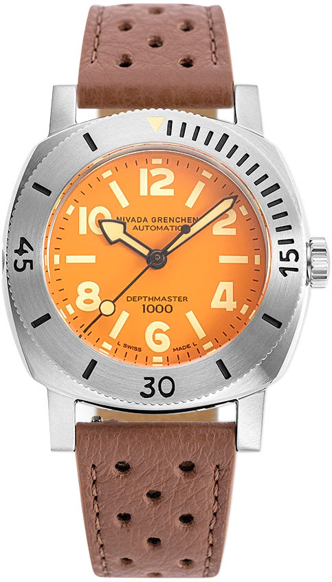 Nivada Grenchen Orange Depthmaster 14127A23