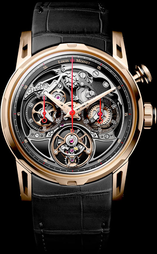 Louis Moinet LM-114.40.50 Impulsion Onix 18k Rose Gold & Titanium Limited Edition