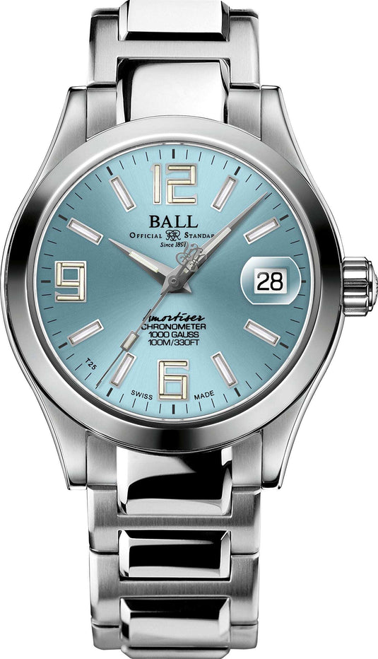 Ball NL9616C-S4CJ-IBE Engineer III Pioneer II Ice Blue Dial 36mm