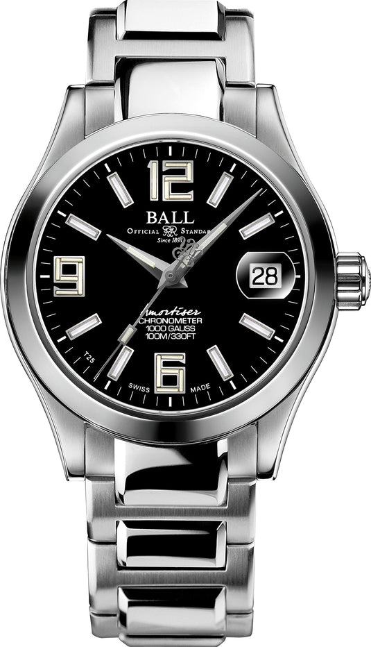 Ball NL9616C-S4CJ-BK Engineer III Pioneer II Black Dial 36mm