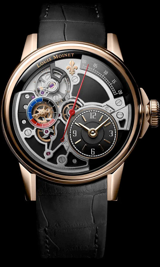 Louis Moinet LM-85.50.55 Tempograph Spirit 18k 5N Rose Gold Limited Edition