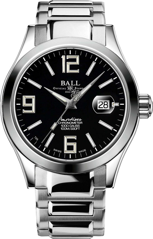 Ball NM9028C-S40CJ-BK Engineer III Pioneer II Black Dial 43mm