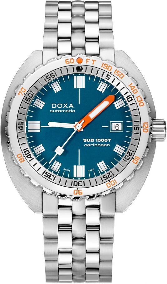 DOXA 1500T Caribbean 883.10.201.10 on Bracelet