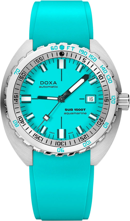 DOXA 1500T Aquamarine 883.10.241.25 on Strap