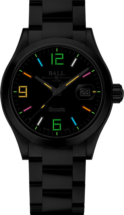Ball NM9032C-S5CJ-BKR Engineer M Pioneer II Black Dial 40mm