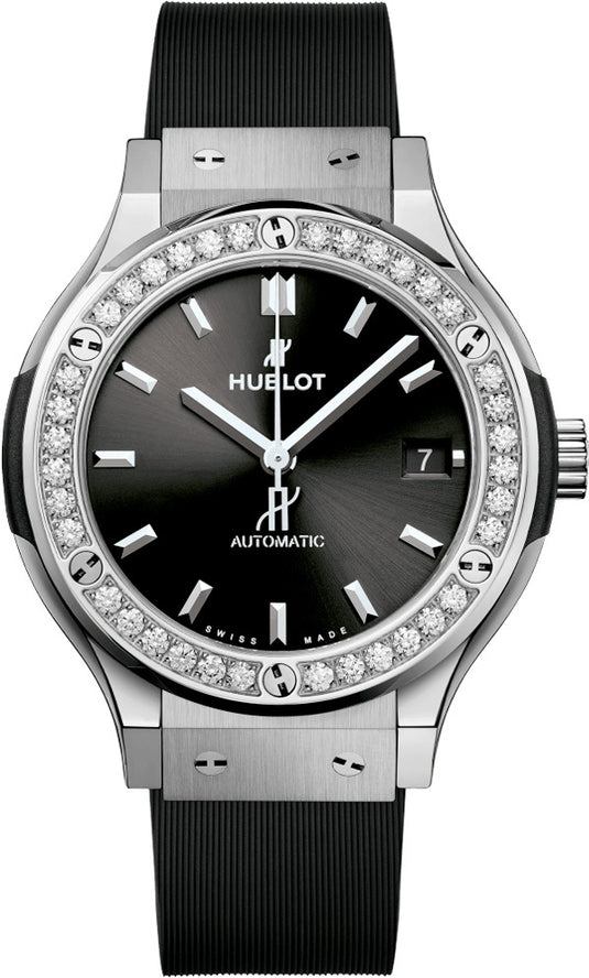 Hublot 565.NX.1470.RX.1204 Classic Fusion Titanium Diamonds 38mm