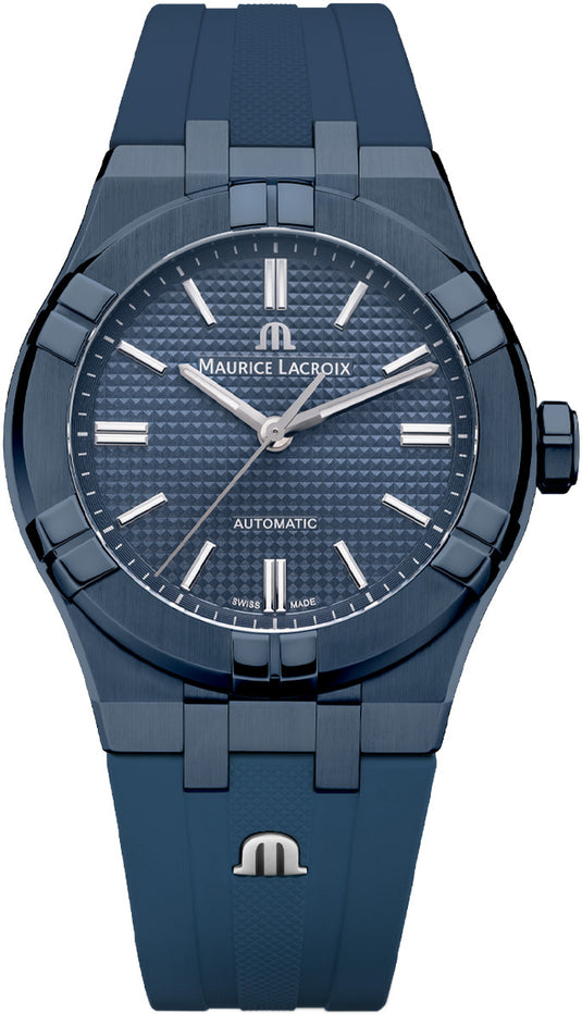 Maurice Lacroix AI6007-PVC00-430-4 Aikon Automatic 39mm Blue PVD Limited Edition
