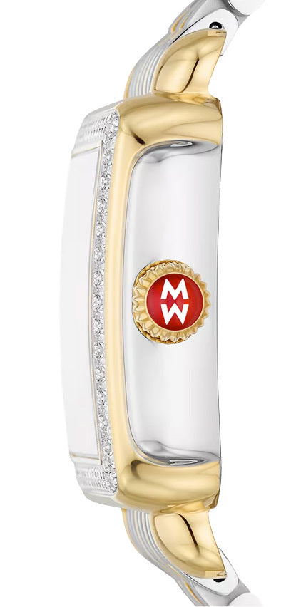 Michele Deco Madison Two-Tone 18K Gold-Plated Diamond Watch MWW06T000266