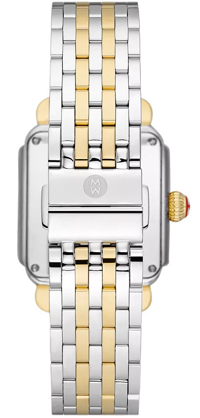 Michele Deco Madison Two-Tone 18K Gold-Plated Diamond Watch MWW06T000266