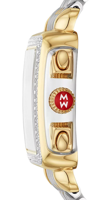 Michele Deco Two-Tone 18k Gold Diamond Watch MWW06A000776