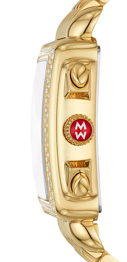 Michele Deco 18k Gold Diamond Watch MWW06A000777