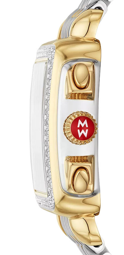 Michele Deco Two-Tone 18K Gold-Plated Diamond Watch MWW06A000796