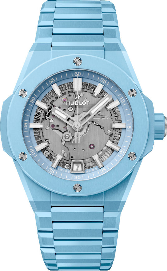 Hublot 456.EX.5120.EX Big Bang Integrated Time Only Sky Blue Ceramic 40mm