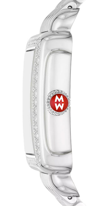 Michele Deco Mid Diamond Stainless Steel Watch MWW06V000122