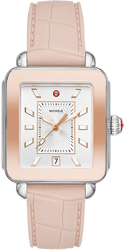 Michele Deco Sport Two-Tone Pink Gold Watch MWW06K000015