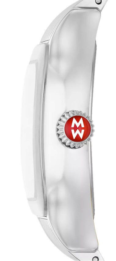Michele Meggie Stainless Steel Diamond Dial Watch MWW33B000008