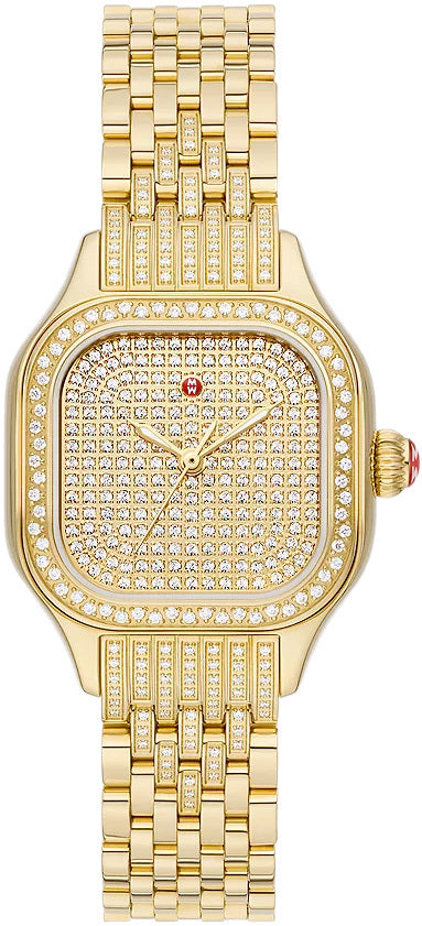 Michele Limited Edition Meggie 18K Gold-Plated Diamond Watch MWW33B000006
