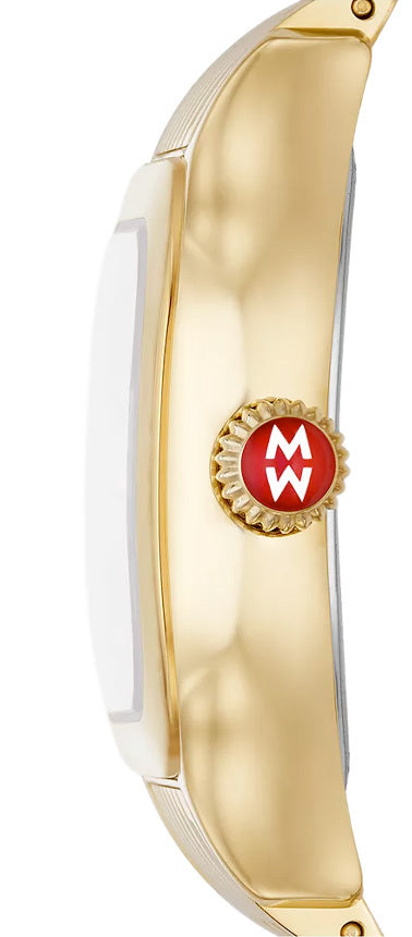 Michele Meggie 18K Gold-Plated Diamond Dial Watch MWW33B000013