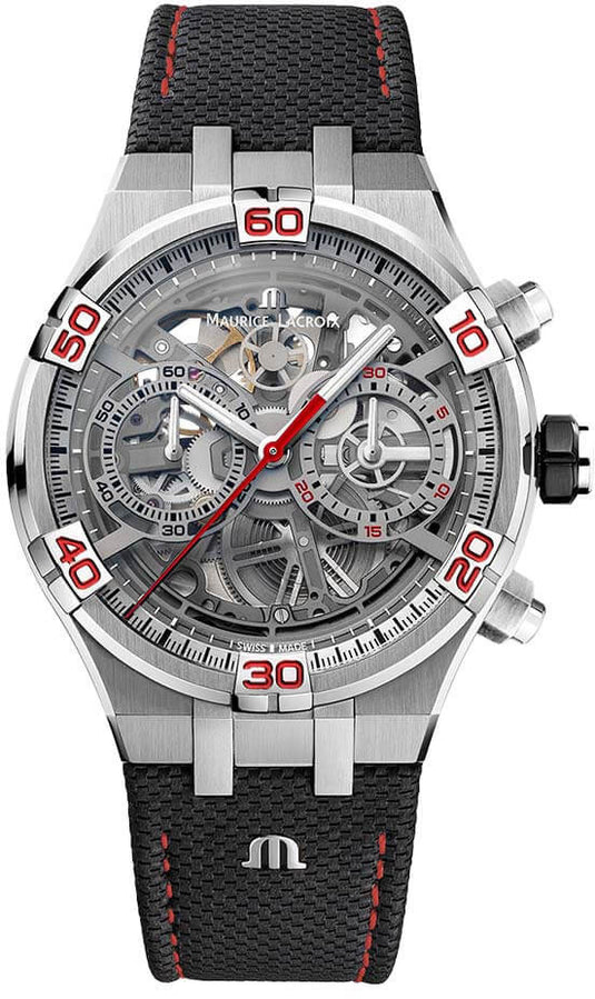 Maurice Lacroix AI6098-SS001-091-2 Aikon Skeleton Chronograph Mahindra Limited Edition