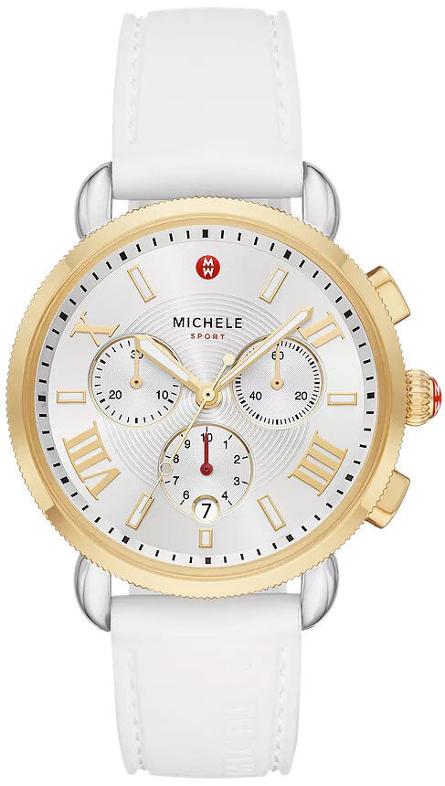 Michele Sporty Sport Sail White Silicone Watch MWW01P000017
