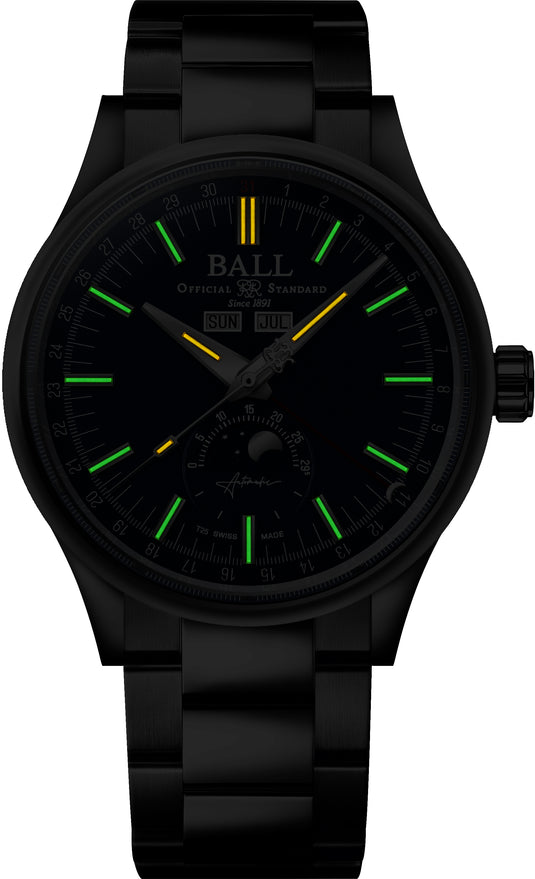 Ball Engineer II Moon Calendar Blue Dial