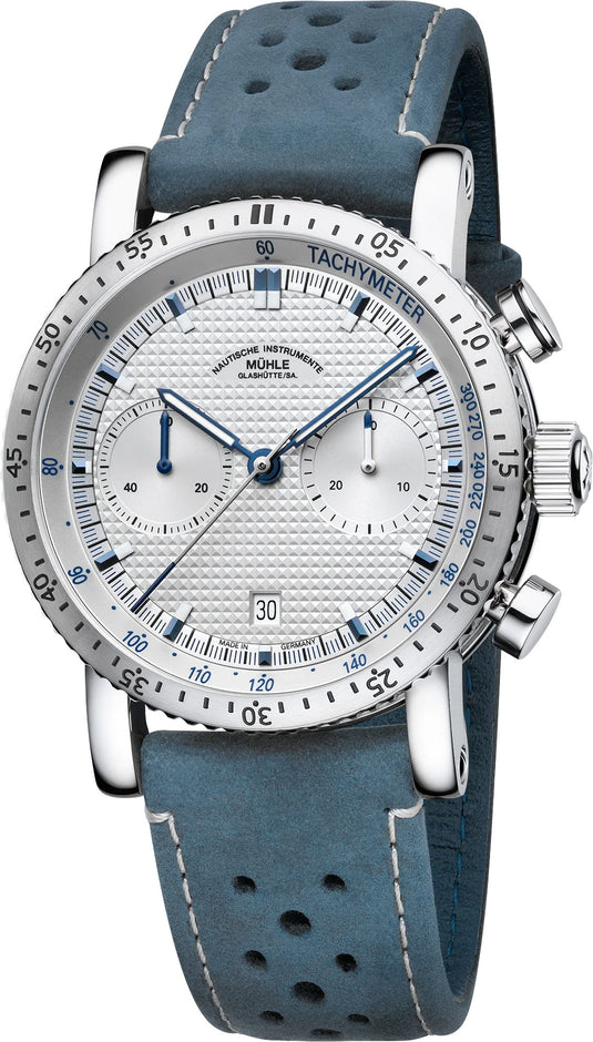 Mühle Glashütte Teutonia Sport I Clous de Paris M1-29-65-LB-II