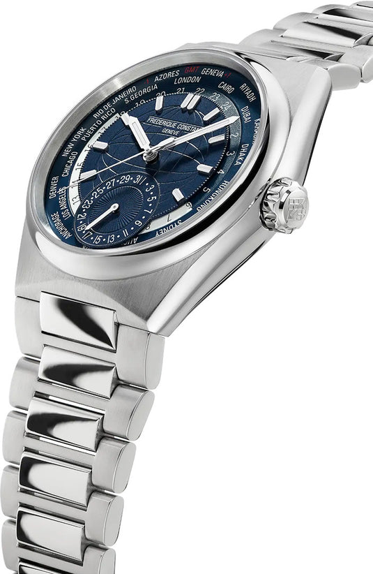 Frederique Constant Highlife Worldtimer Manufacture FC-718N4NH6B Blue Dial
