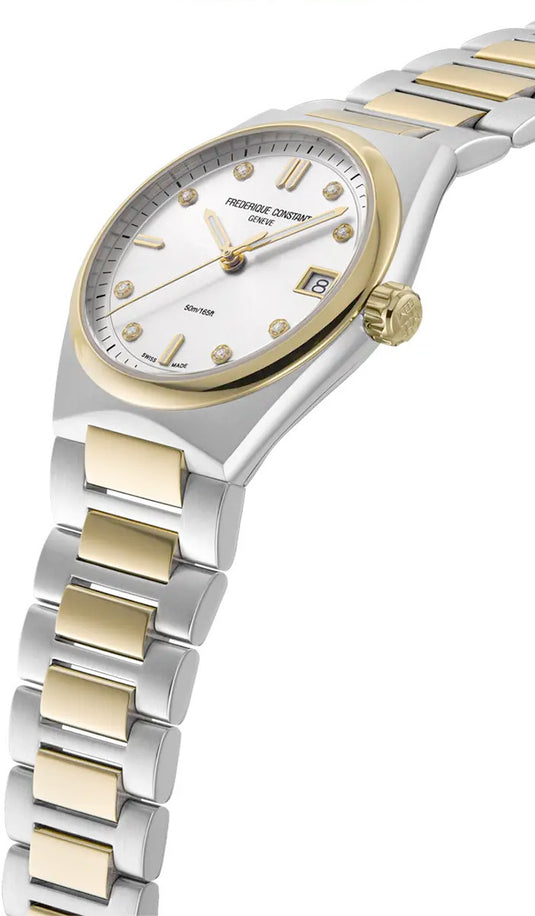 Frederique Constant Highlife Ladies Quartz FC-240VD2NH3B Silver Dial
