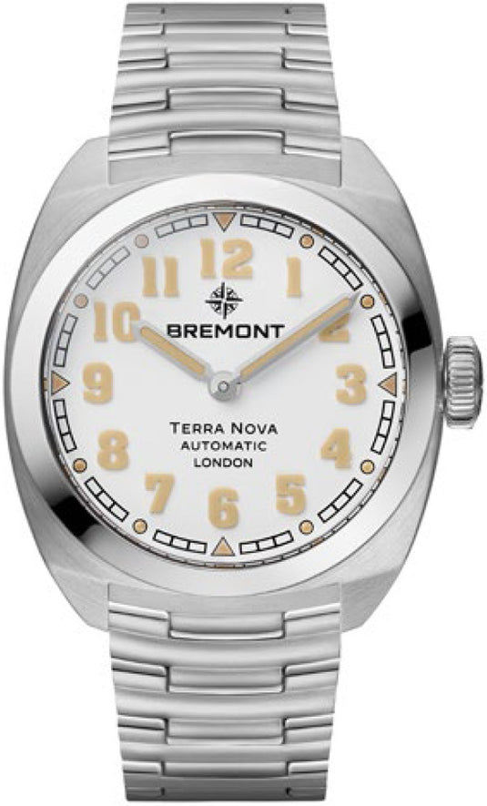 Bremont TN38-ND-SS-WH-B Terra Nova White Dial on Bracelet