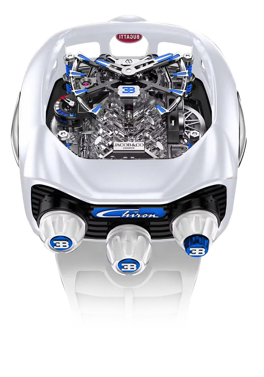 Jacob & Co. Bugatti Chiron Tourbillon Titanium White