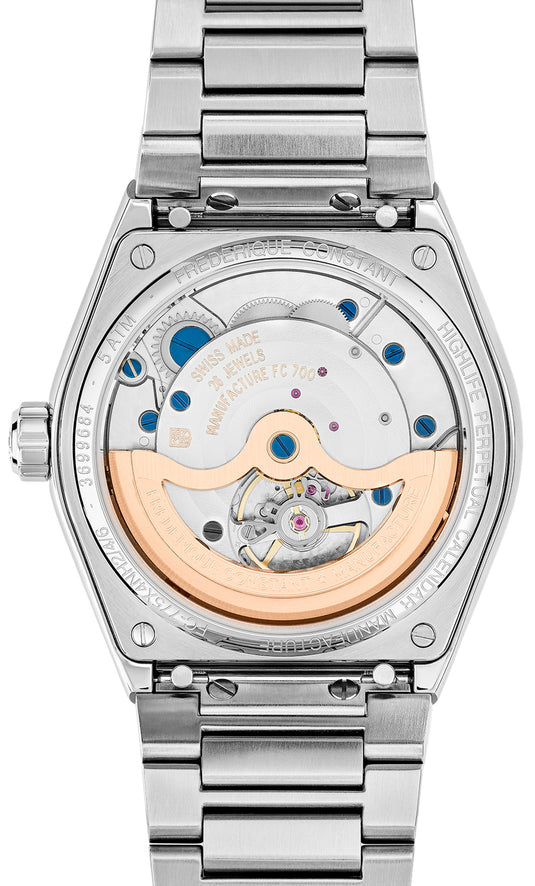 Frederique Constant Highlife Perpetual Calendar Manufacture FC-775N4NH6B Blue Dial