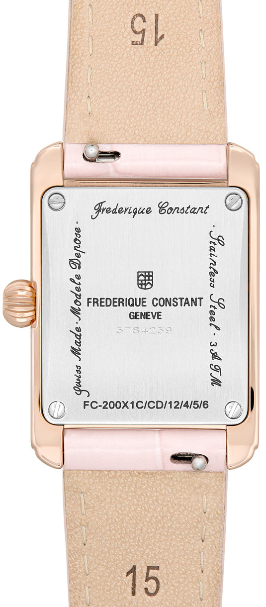 Frederique Constant FC-200MPWDC14 Classics Carree Ladies White Dial