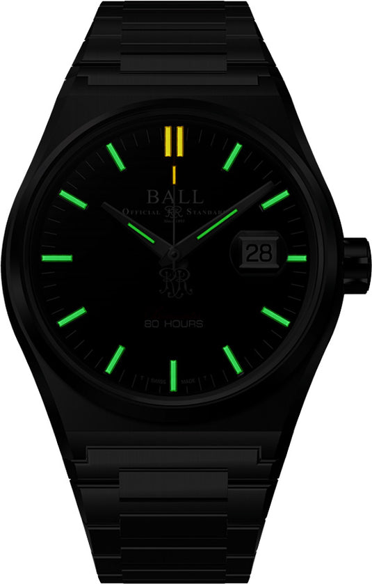 Ball NM9052C-S1C-BK Roadmaster M Perseverer 40mm Black Dial